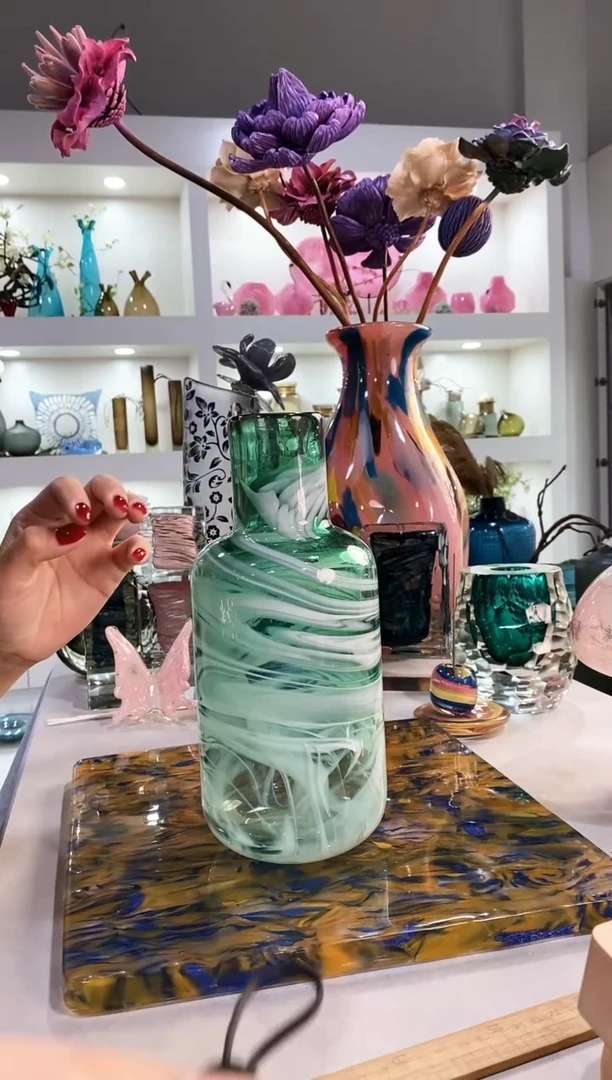 慕忆家手作琉璃花瓶