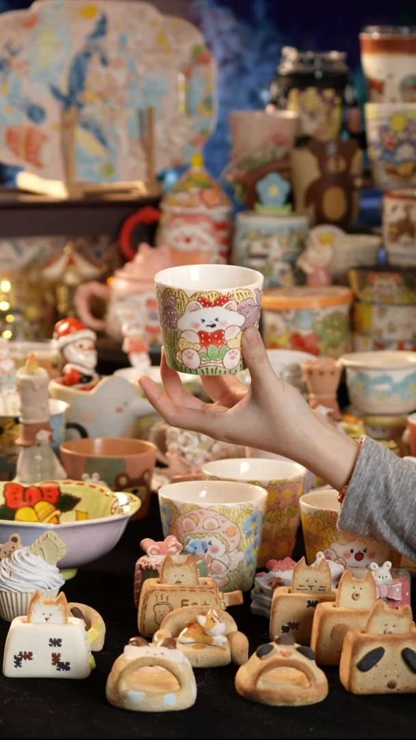 其他陶景德镇釉下彩手绘设计师款陶瓷