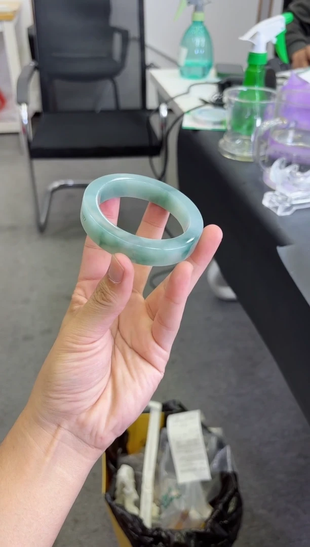 未镶嵌手镯定制翡翠辰***1手镯