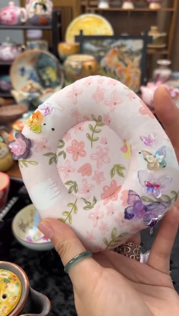 木木甄选手工杯垫壶承A001