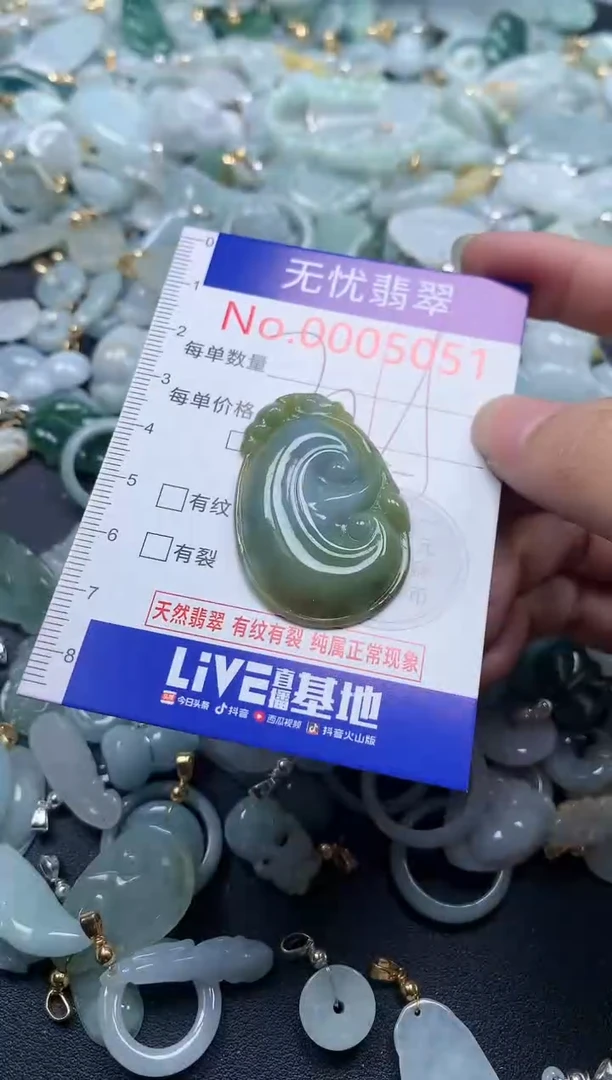 翡翠未镶嵌吊坠(不含链)5051