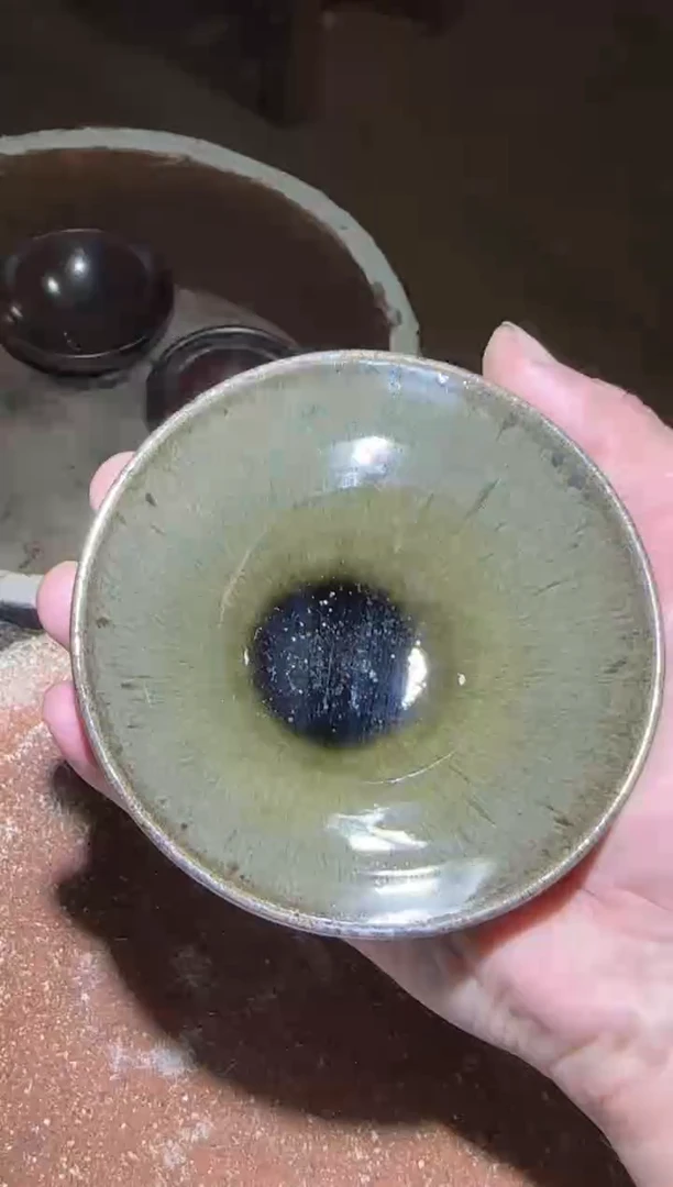 茶盏p**l井苑龙窑林家锋老师开窑现场48