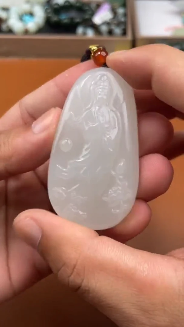 和田玉未镶嵌颈饰8.4LD多样性拍一发一25