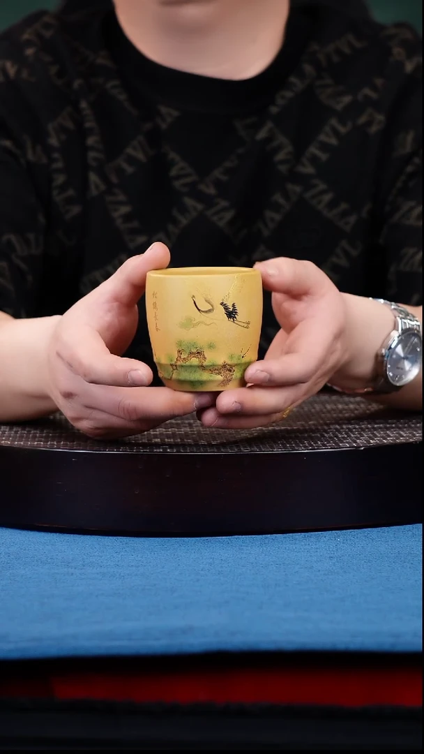 茶杯紫砂宜兴原矿紫砂