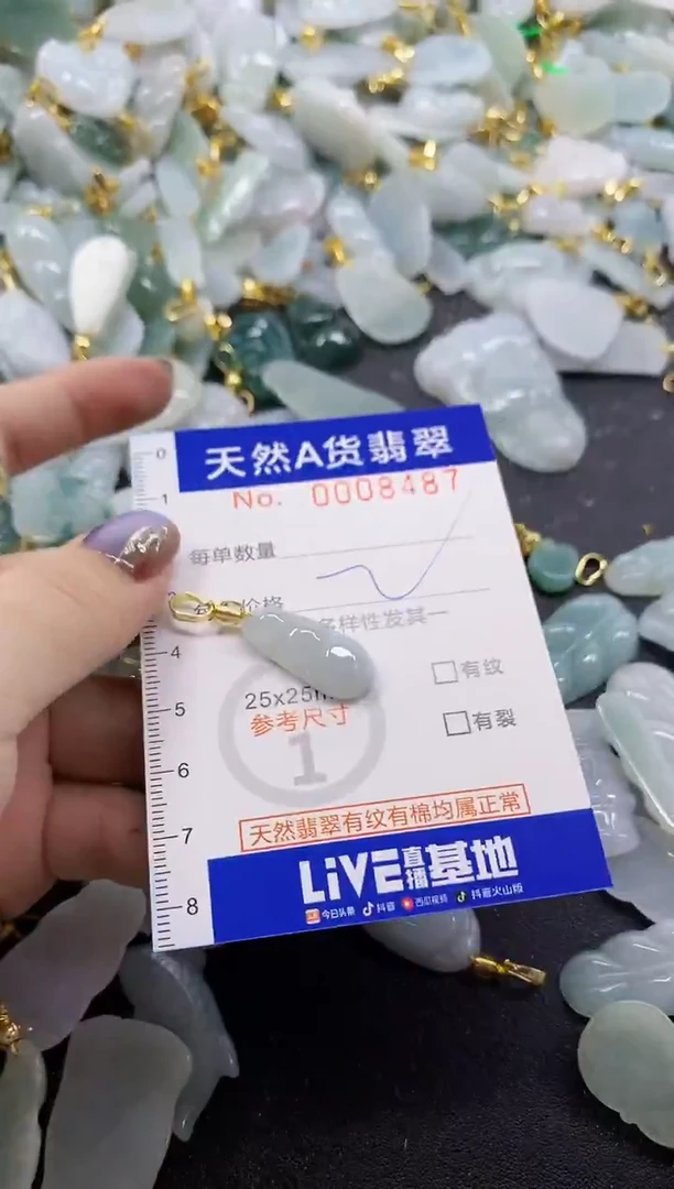 颈饰未镶嵌翡翠天然A货翡翠