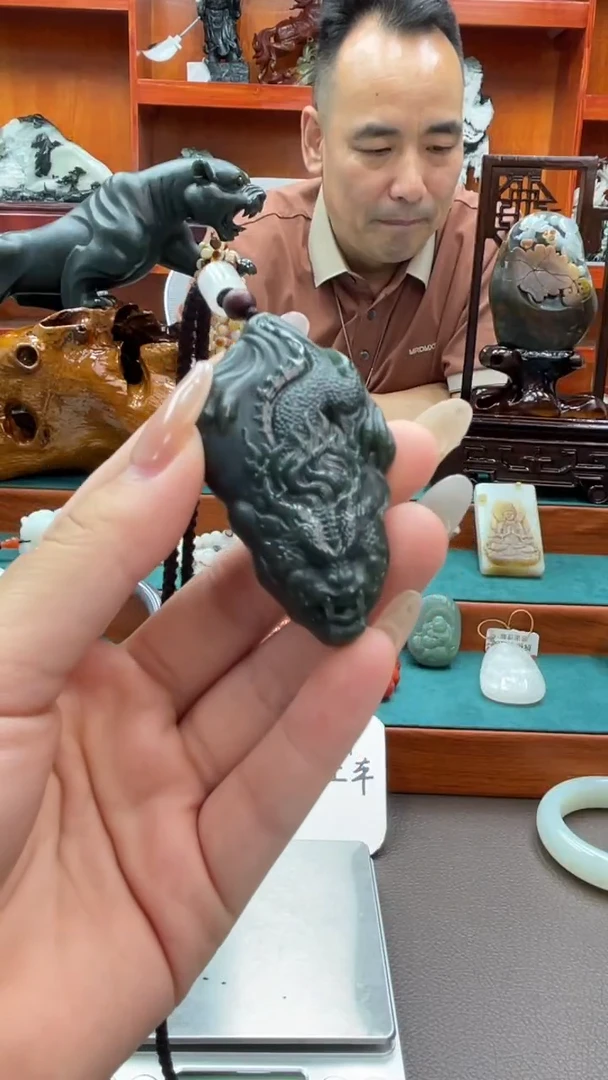 和田玉未镶嵌吊坠(不含链)军师玉雕和田玉吊坠