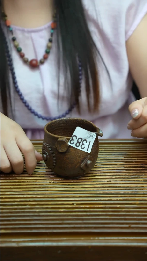 万古烧粗陶手工茶具