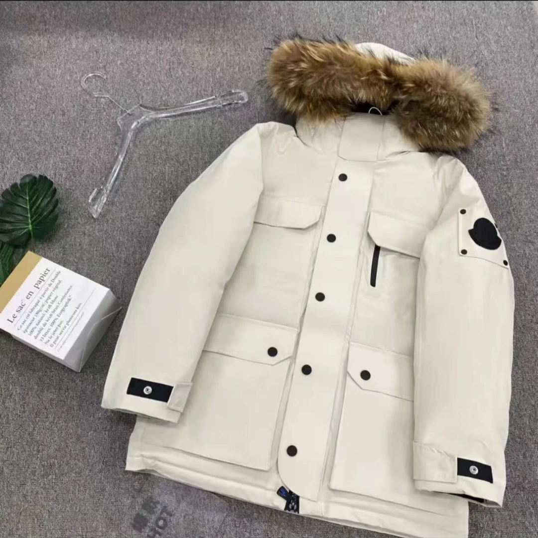 极寒系列男女同款派克时尚休闲连帽羽绒服外套-78777