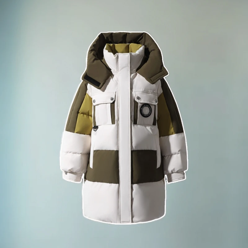 【小依专享】Y1357088MX简约时尚百搭白鸭绒羽绒服-7088