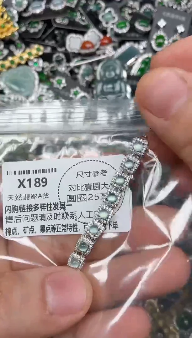 颈饰未镶嵌翡翠X189手链