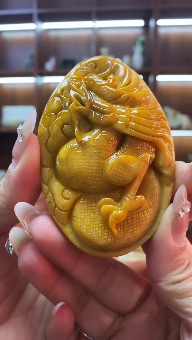 未镶嵌蛇纹石玉手把