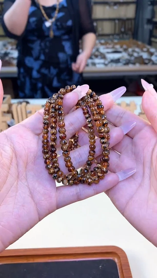 未镶嵌琥珀裸石抚顺琥珀5花蜡多样性发货