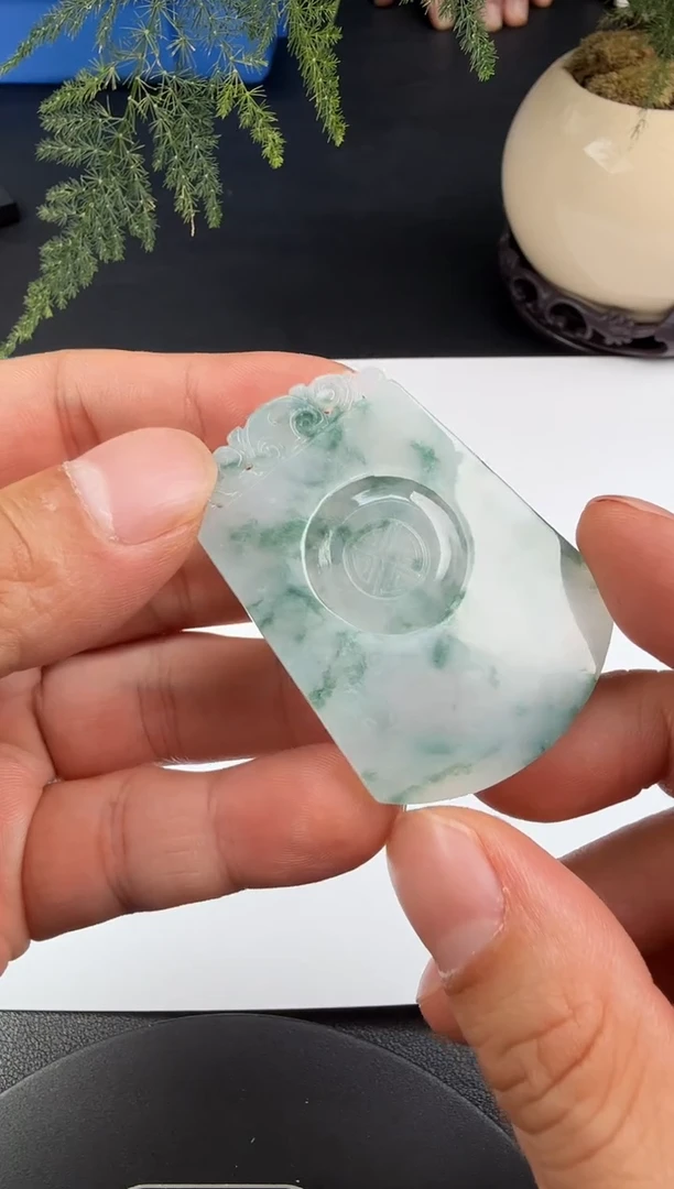 吊坠(不含链)未镶嵌翡翠翡翠饰品-78