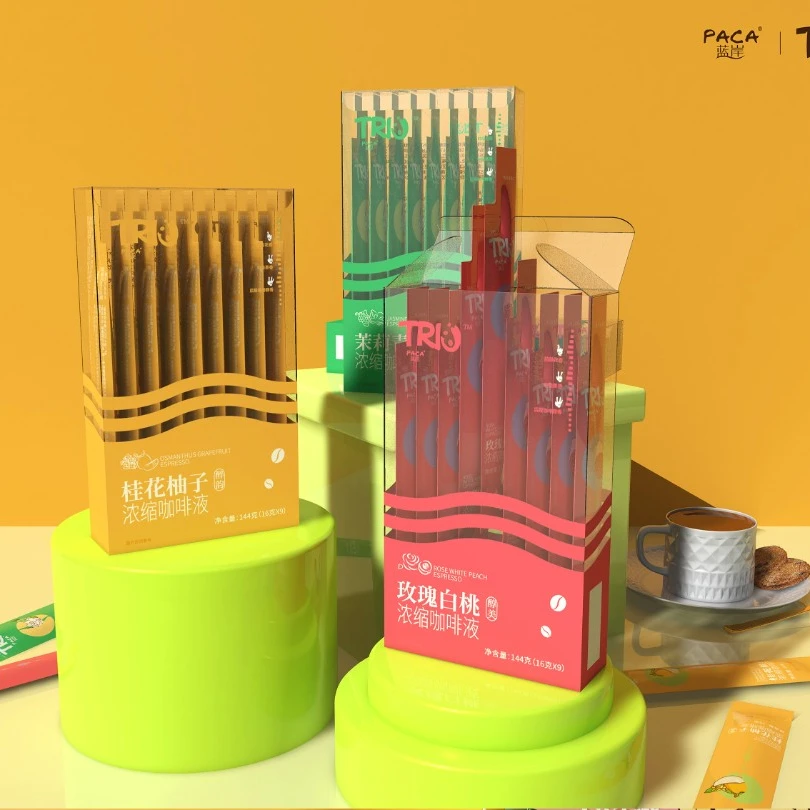 【全新日期】PACA蓝岸浓缩咖啡液0蔗糖0脂速溶美式咖啡