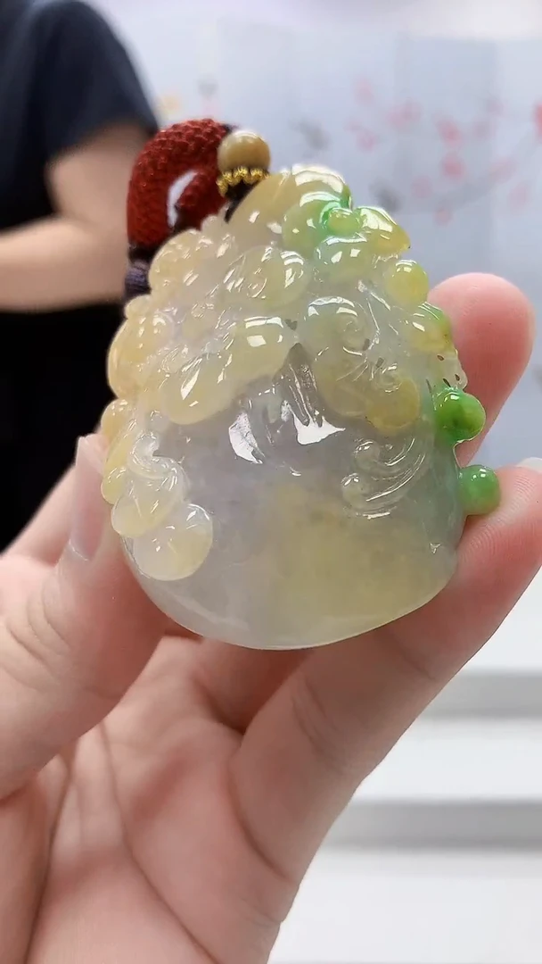 定制翡翠未镶嵌4902bb-毛货挂件