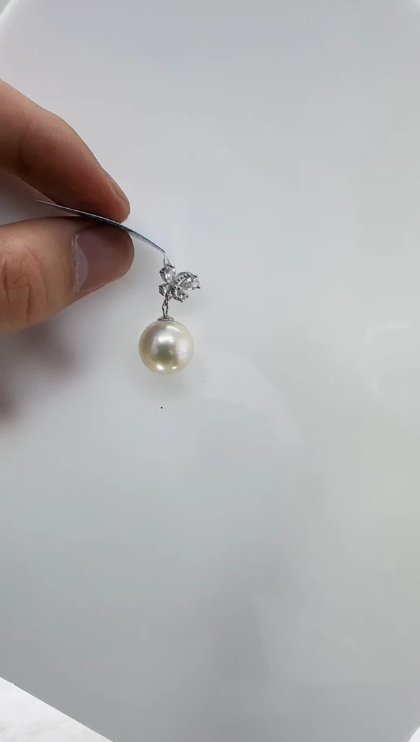 【闪购商品】淡水珍珠DA银S925镶嵌b396 吊坠13