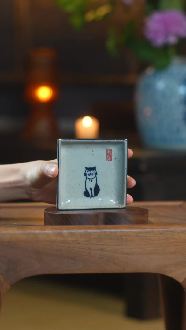 茶具微笑猫咪杯垫微笑猫咪杯垫