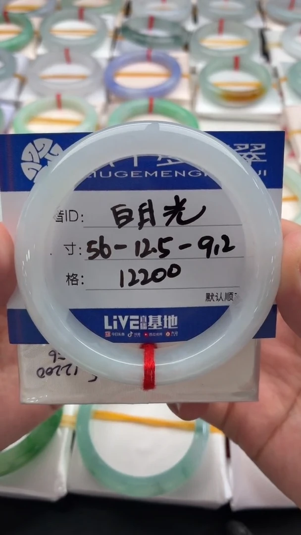 未镶嵌手镯翡翠白月光 48小时鉴赏期