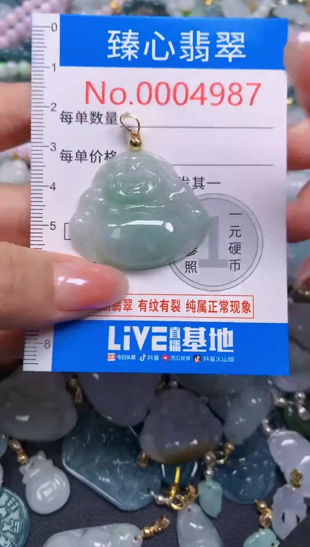 吊坠(不含链)未镶嵌翡翠4987