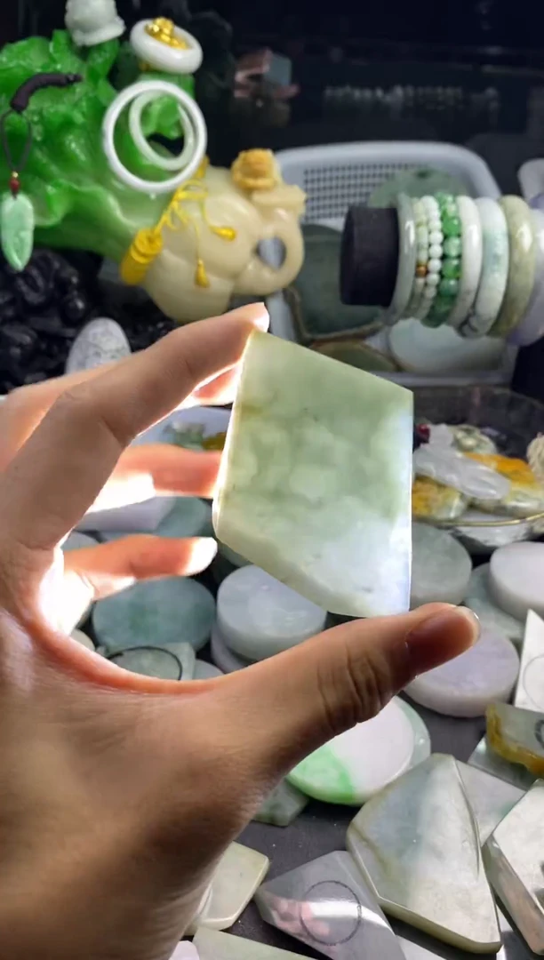 散珠翡翠A货翡翠8