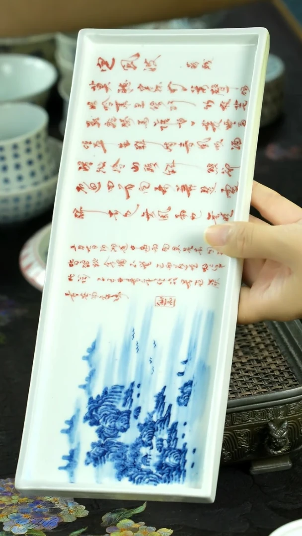 千款手绘茶具直接炸