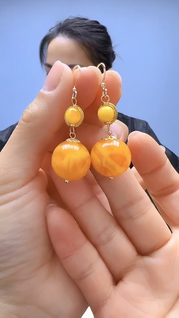 非金属无丹丹diy劲饰耳钩16mm