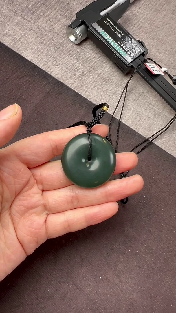 【闪购商品】和田玉吊坠(不含链)未镶嵌平安扣JYMND41221-1