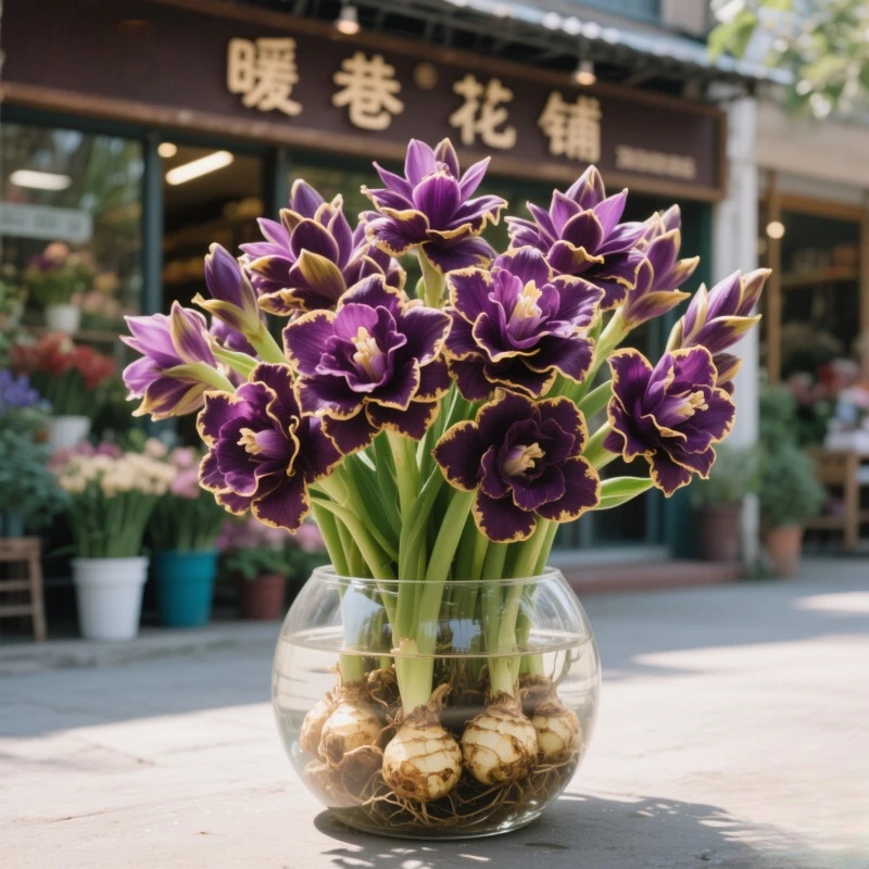 水培姜荷花种球重瓣大花清香型绿植室内外阳台耐寒热四季可种花卉