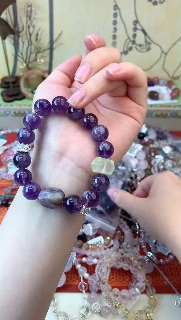 水晶手链未镶嵌128手串