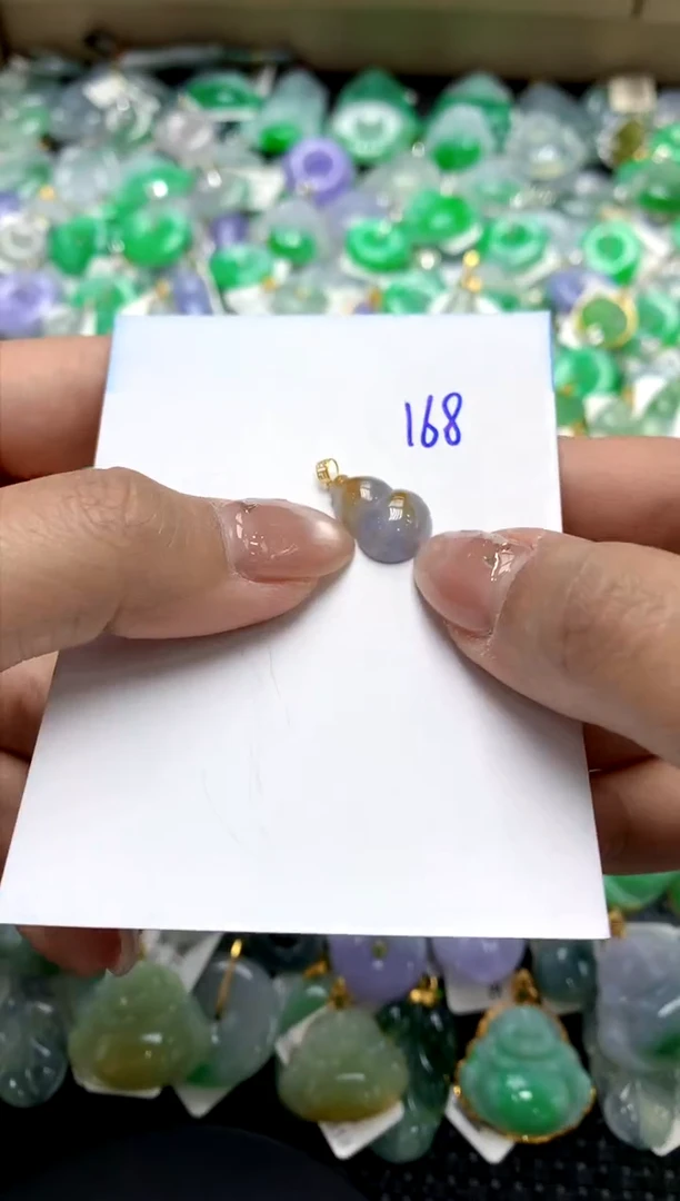 【闪购商品】翡翠颈饰18K金镶嵌111111111