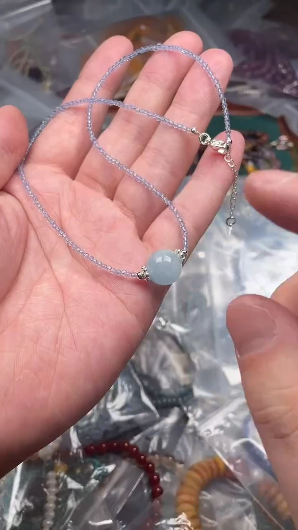 未镶嵌颈饰水晶多样性发货拍一发一