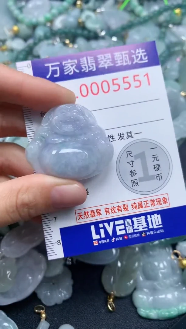 吊坠(不含链)未镶嵌翡翠5551