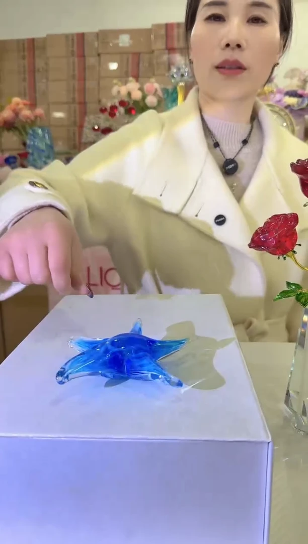 【闪购商品】无铅玻璃洛芙花器-x-早26