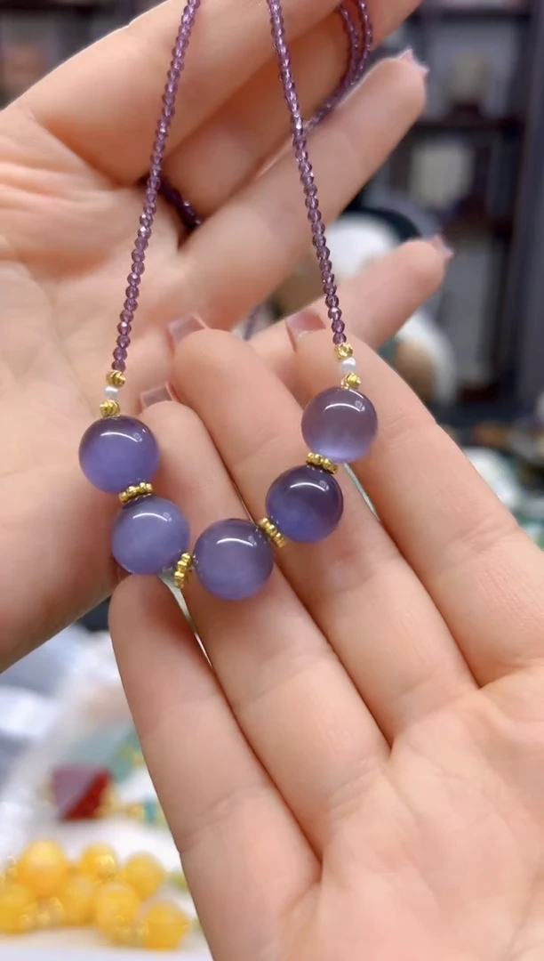 【闪购商品】碧玺猫眼耳饰未镶嵌项链X534