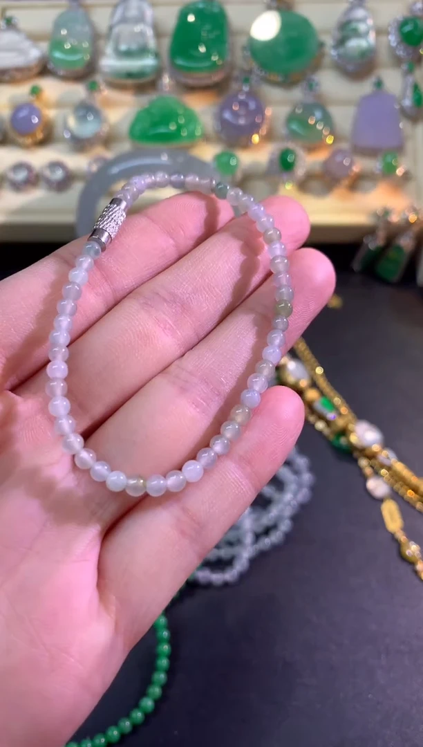 未镶嵌手串翡翠手串|150+25