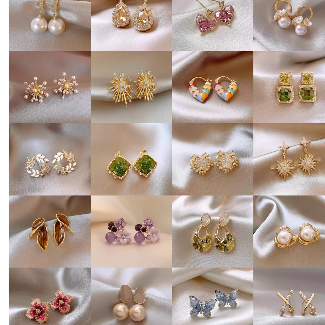 铜合金耳饰 铜合金韩款日常气质风百搭精致耳环