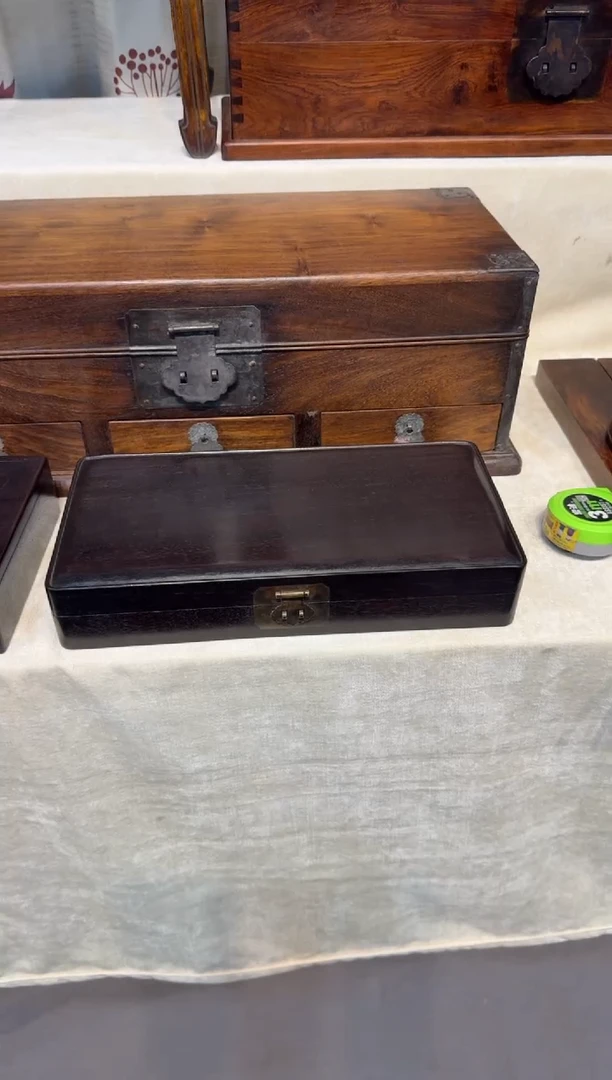 木小叶紫檀 拜帖盒