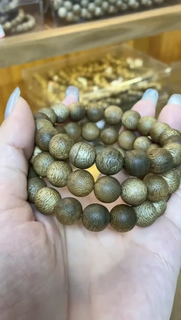 【闪购商品】沉香手串文莱圆珠单圈1.1多样性发其一