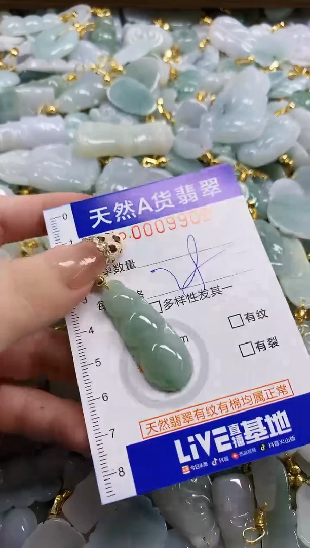 颈饰未镶嵌翡翠天然A货翡翠