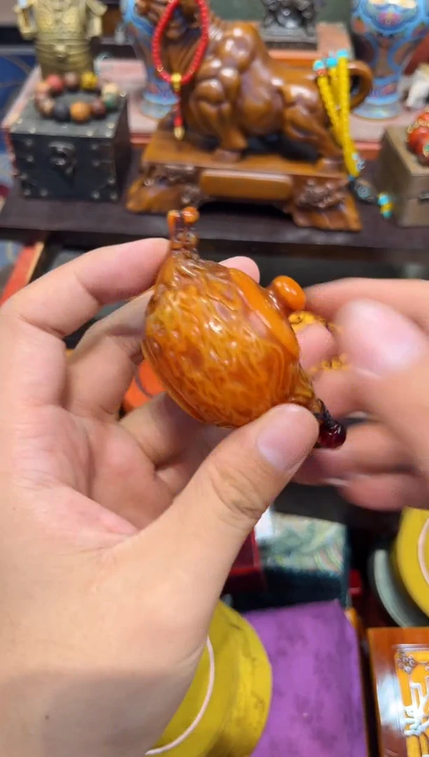 未镶嵌蜜蜡裸石Q刘哥高端专属精品11