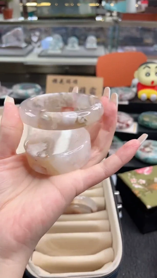 未镶嵌手镯石英质玉60圈口 （赠品镯心）3161084