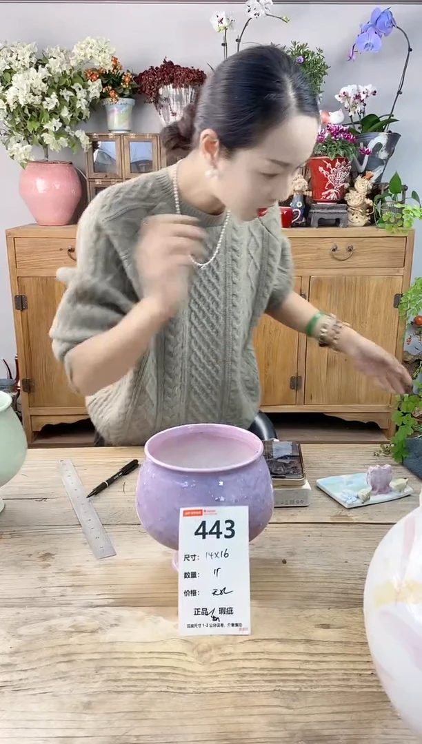 小玩子花盆直播编号443