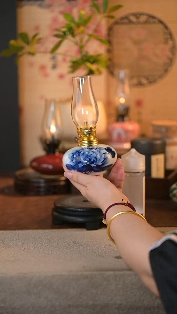 景德镇陶瓷香薰灯摆件