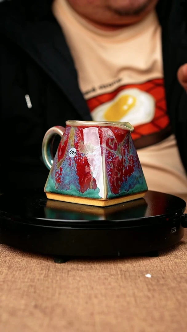 【闪购商品】693#省工一级品原矿钧瓷炉钧釉公道杯