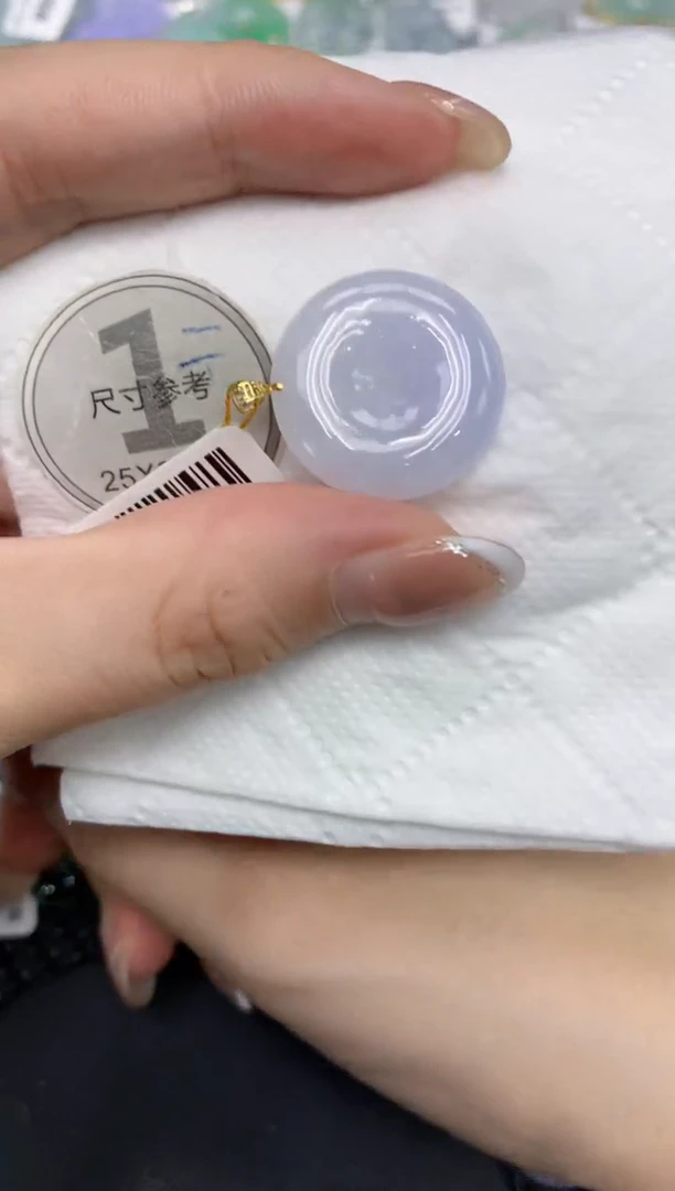 颈饰18K金镶嵌翡翠1111111