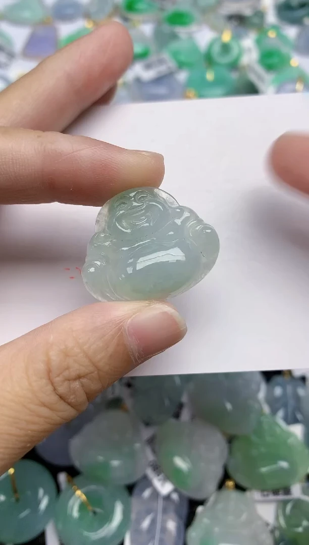 翡翠未镶嵌颈饰天然A货翡翠