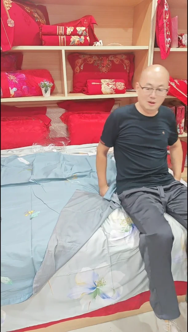 银鼠毛全棉被套1.55*2.1