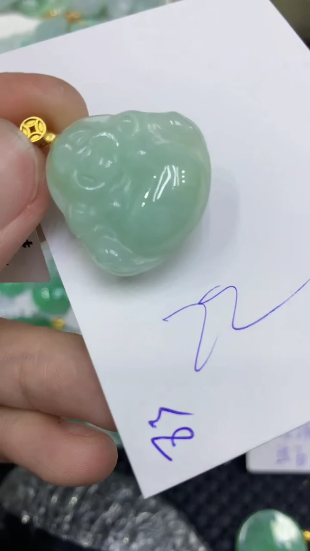 颈饰未镶嵌翡翠缅甸A货翡翠