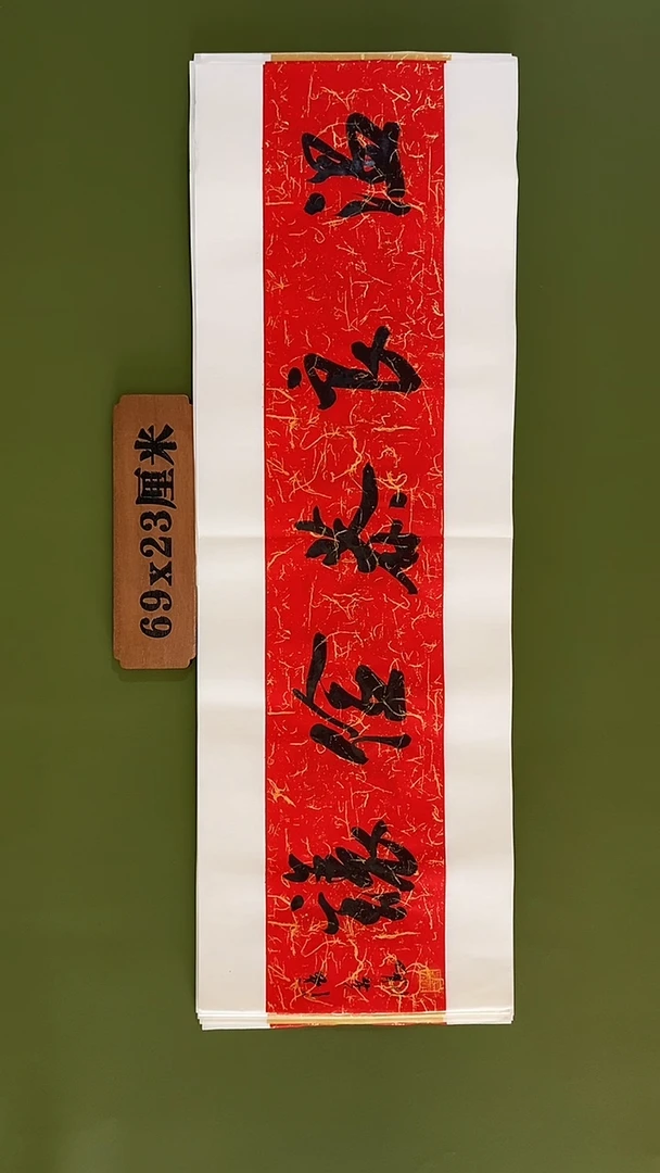 书法书法 张若鸿 尺寸69cm*23cm