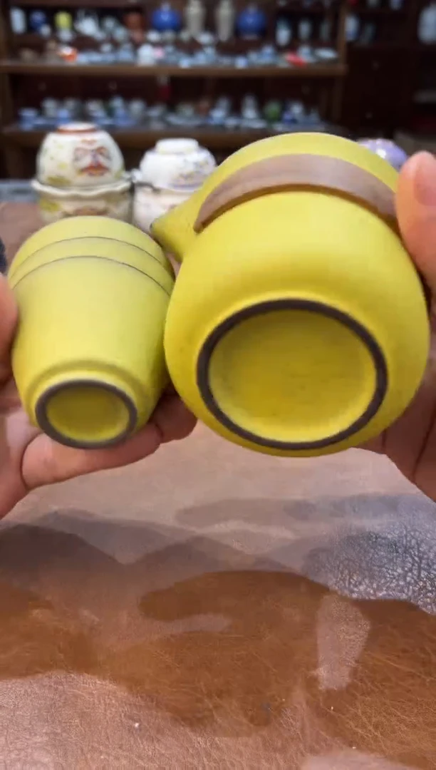 真的很便宜超好看会开片的旅行茶具